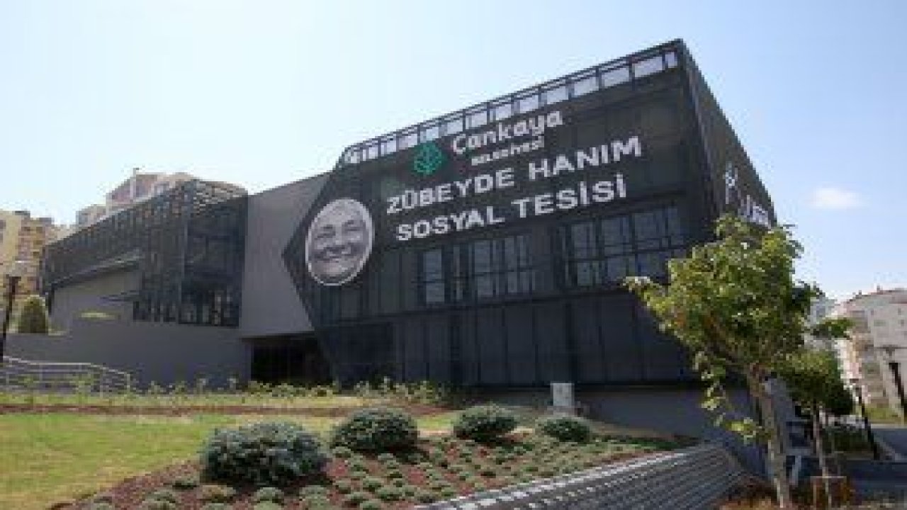 Çankaya Belediyesinin Yıldızevler Mahallesi’nde inşa ettiği Zübeyde Hanım Sosyal Tesisi, 1 Eylül’deki açılışla hizmete giriyor