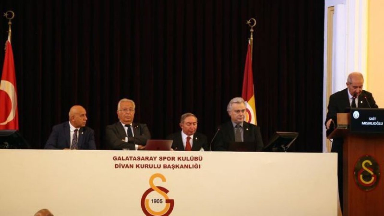 Galatasaray Kulübünün divan kurulu toplantısı sona erdi