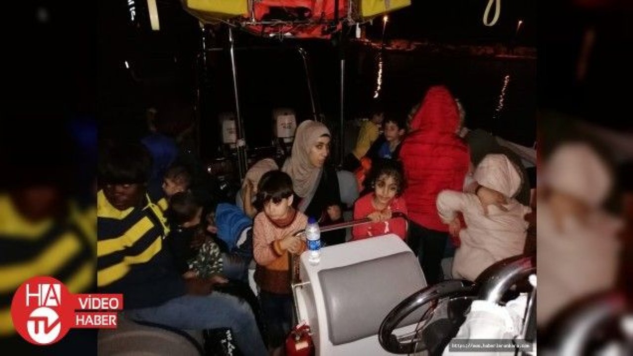 Düzensiz göçmenleri deniz polisi yakaladı