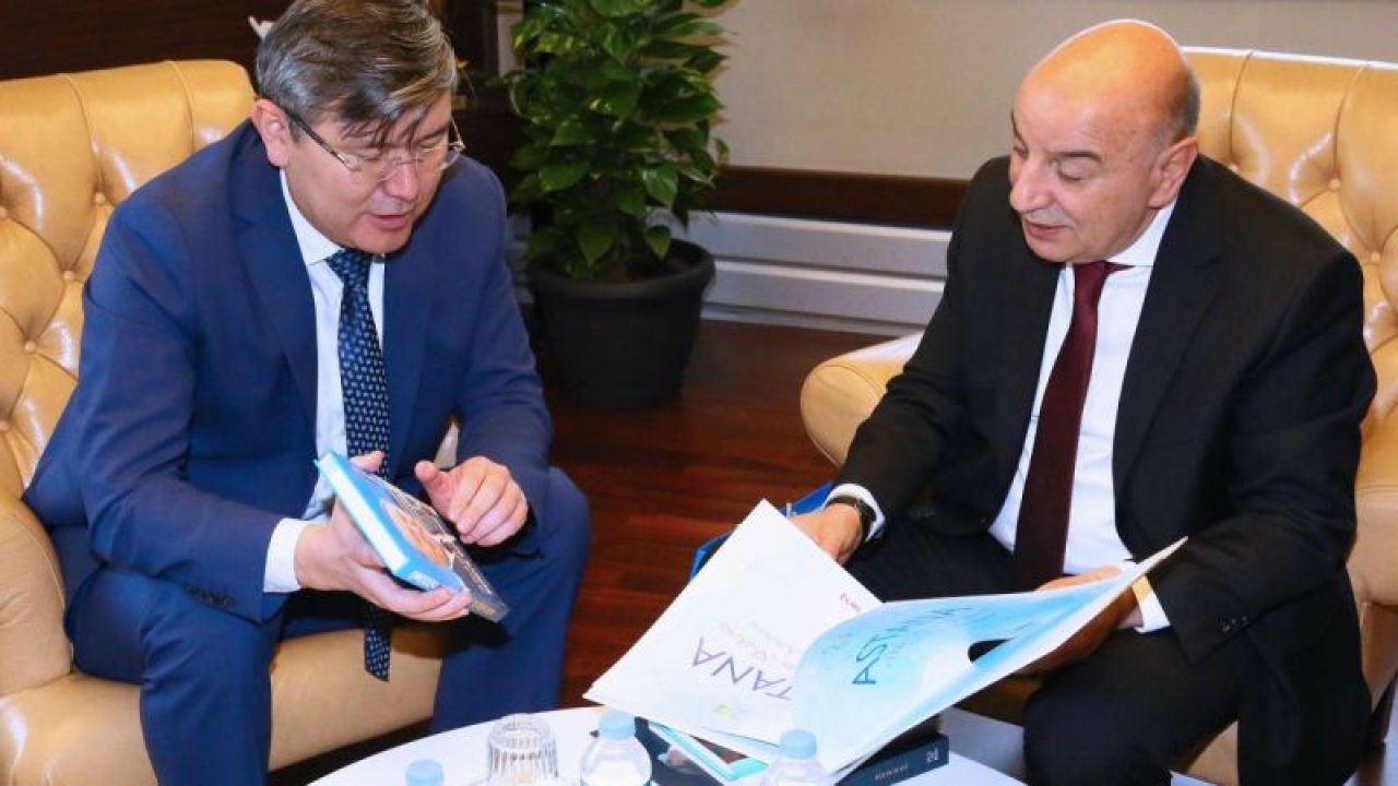 Kazak Büyükelçi'den Başkan Altınok'a Hayırlı Olsun Ziyareti