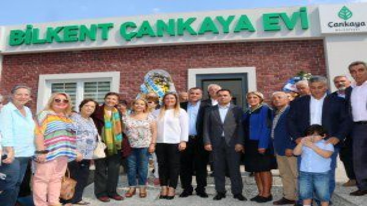 Çankaya Belediyesi temelini Mart ayında attığı Bilkent Çankaya Evi’ni hizmete açtı