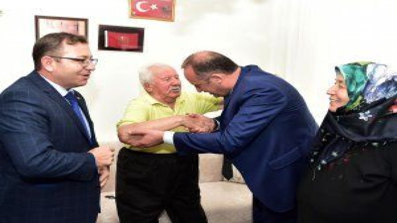 Başkan Akgül ve Kaymakam Polat'tan; Gaziler Günü’nde anlamlı ziyaret