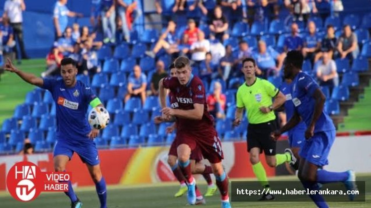 Trabzonspor, UEFA Avrupa Ligi'nde Getafe'ye 1-0 yenildi
