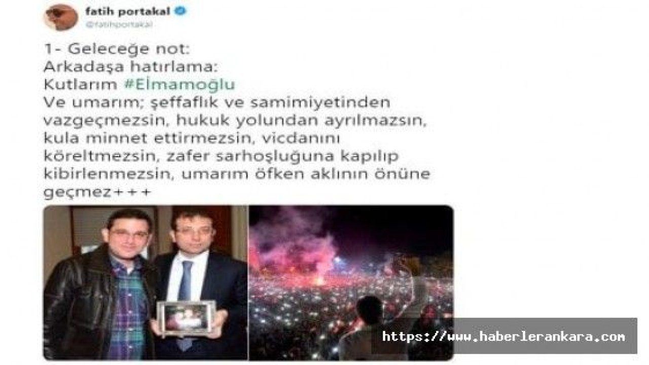 Fatih Portakal’dan İmamoğlu’na Uyarı! “Umarım Aklımızla Dalga Geçmezsin”