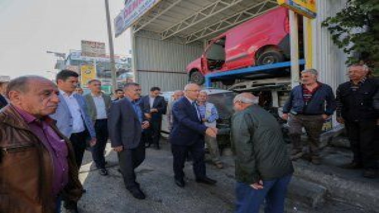 Başkan Yaşar, Yıldız Sanayi Sitesi’ni ziyaret etti