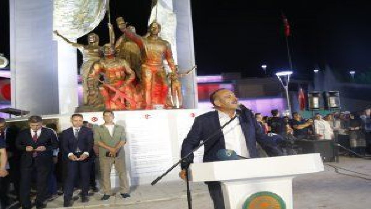 Gölbaşı Şehitler Anıtı törenle açıldı