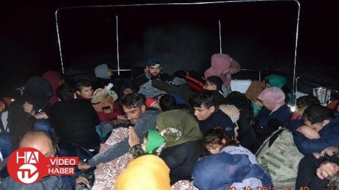 İzmir’de 59 düzensiz göçmen yakalandı