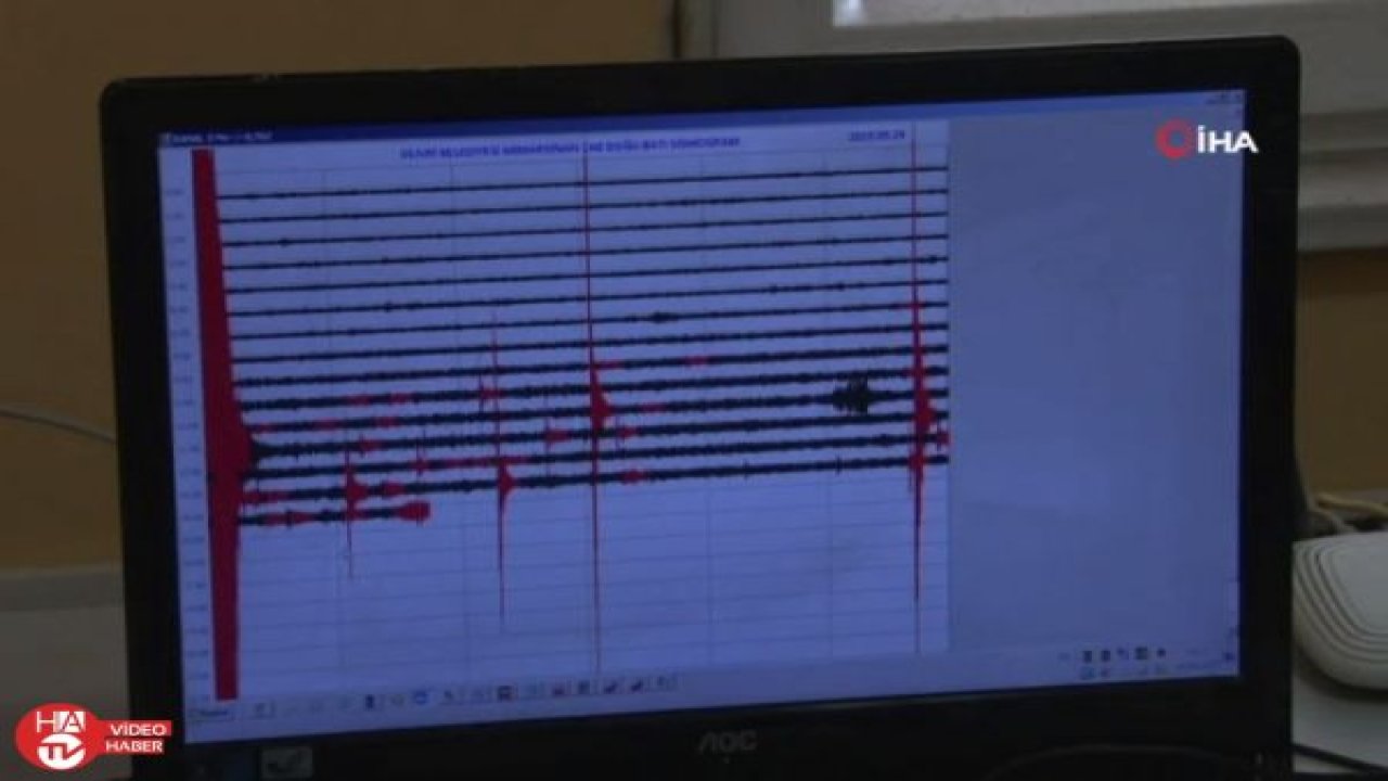 4.6’lık depremin grafiksel görüntüleri kameralara yansıdı