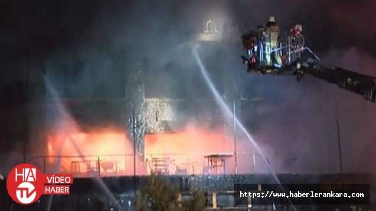 Ataşehir'de iş yeri yangını