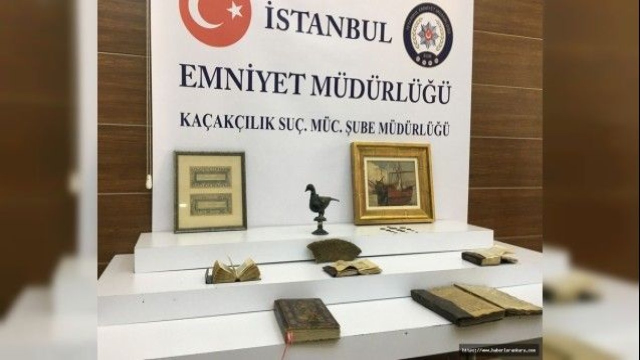 İstanbul’da tarihi eser operasyonu
