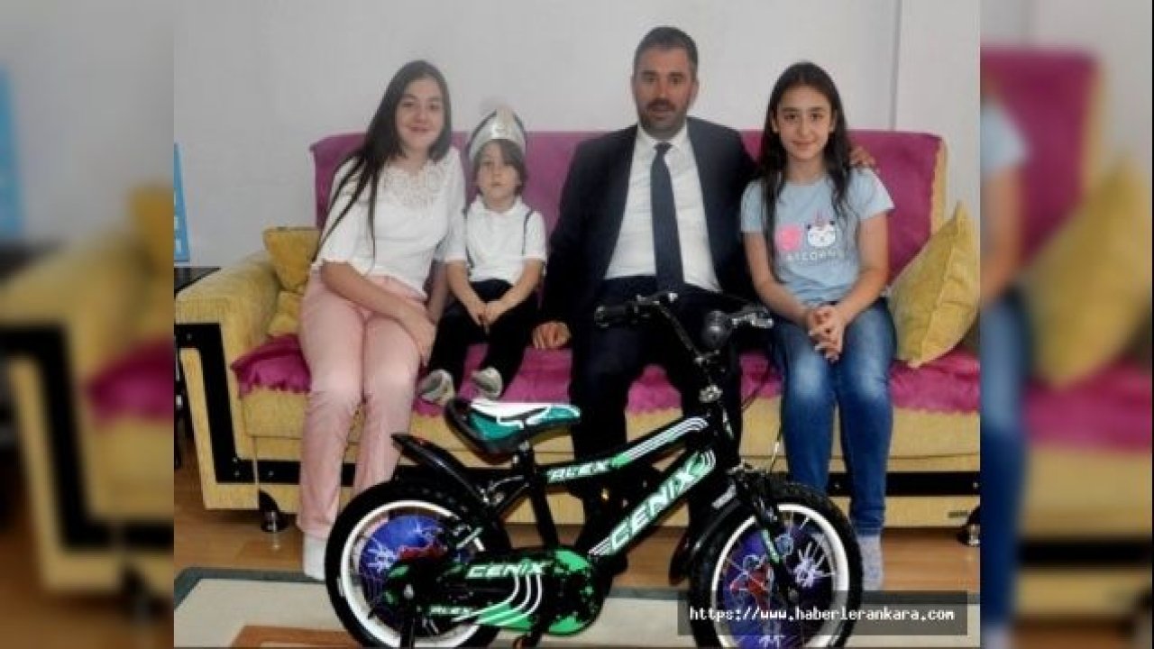 Başkan Ertuğrul'dan Sünnet Çocuklarına Hediye Bisiklet