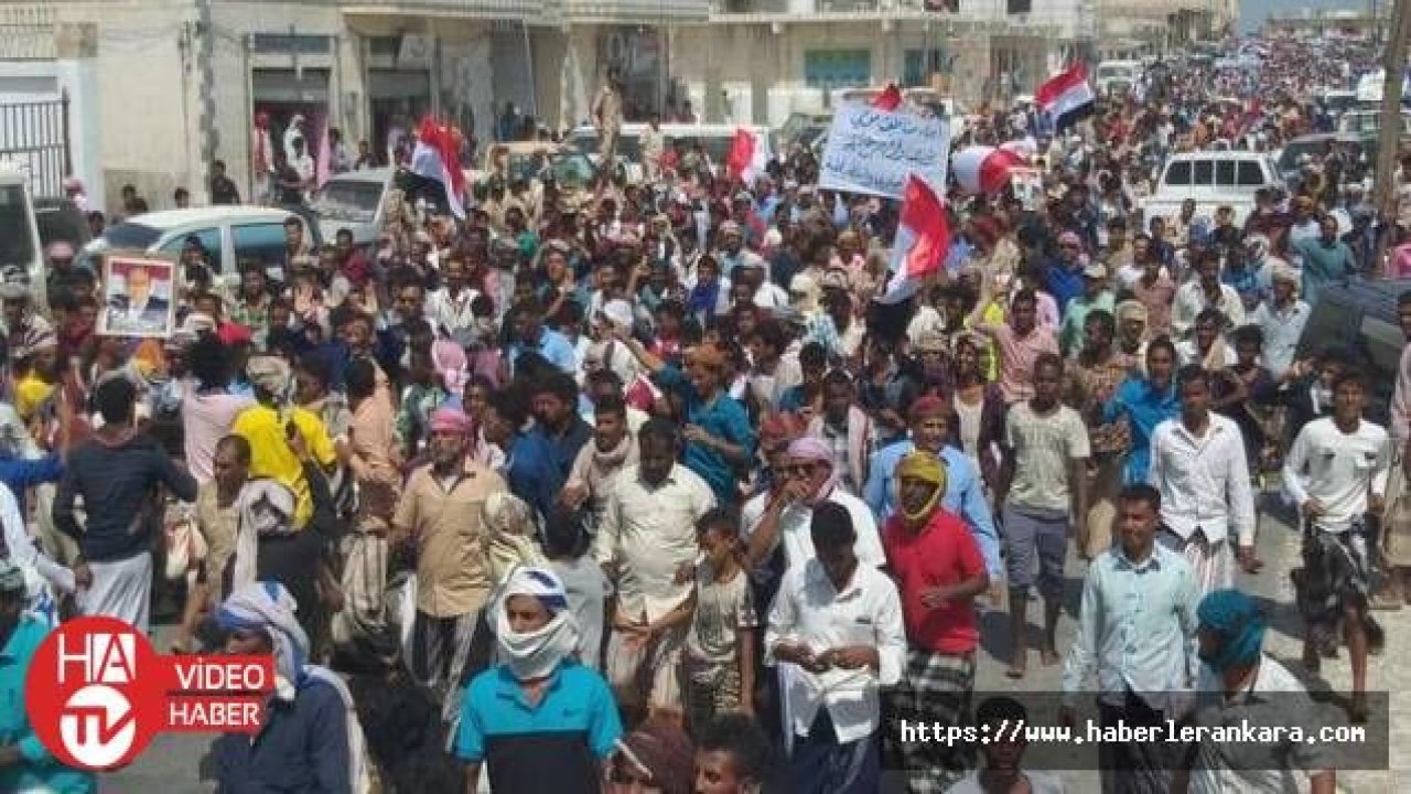 Yemen'de “Birleşik Arap Emirlikleri“ protesto edildi