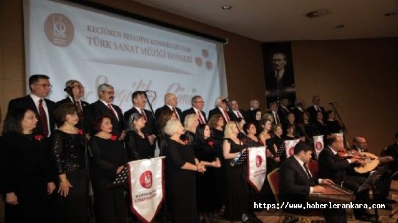 Keçiören Belediyesi Türk Sanat Müziği Korosu, Yunus Emre Kültür Merkezi’nde konser düzenledi