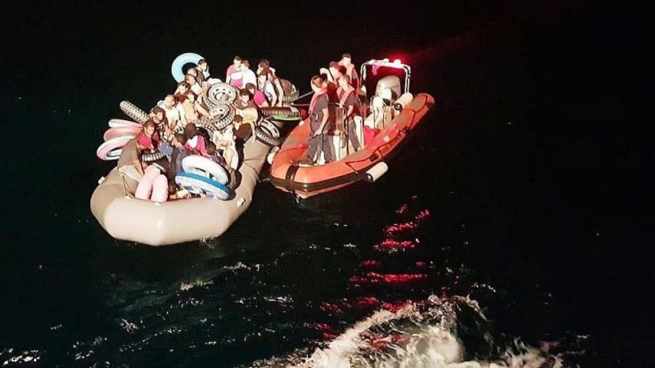 Datça’da 35 göçmen yakalandı