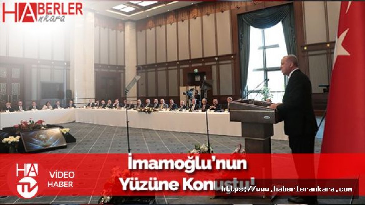 Cumhurbaşkanı Erdoğan, İmamoğlu'nun Yüzüne Karşı Eleştiri Yaptı!