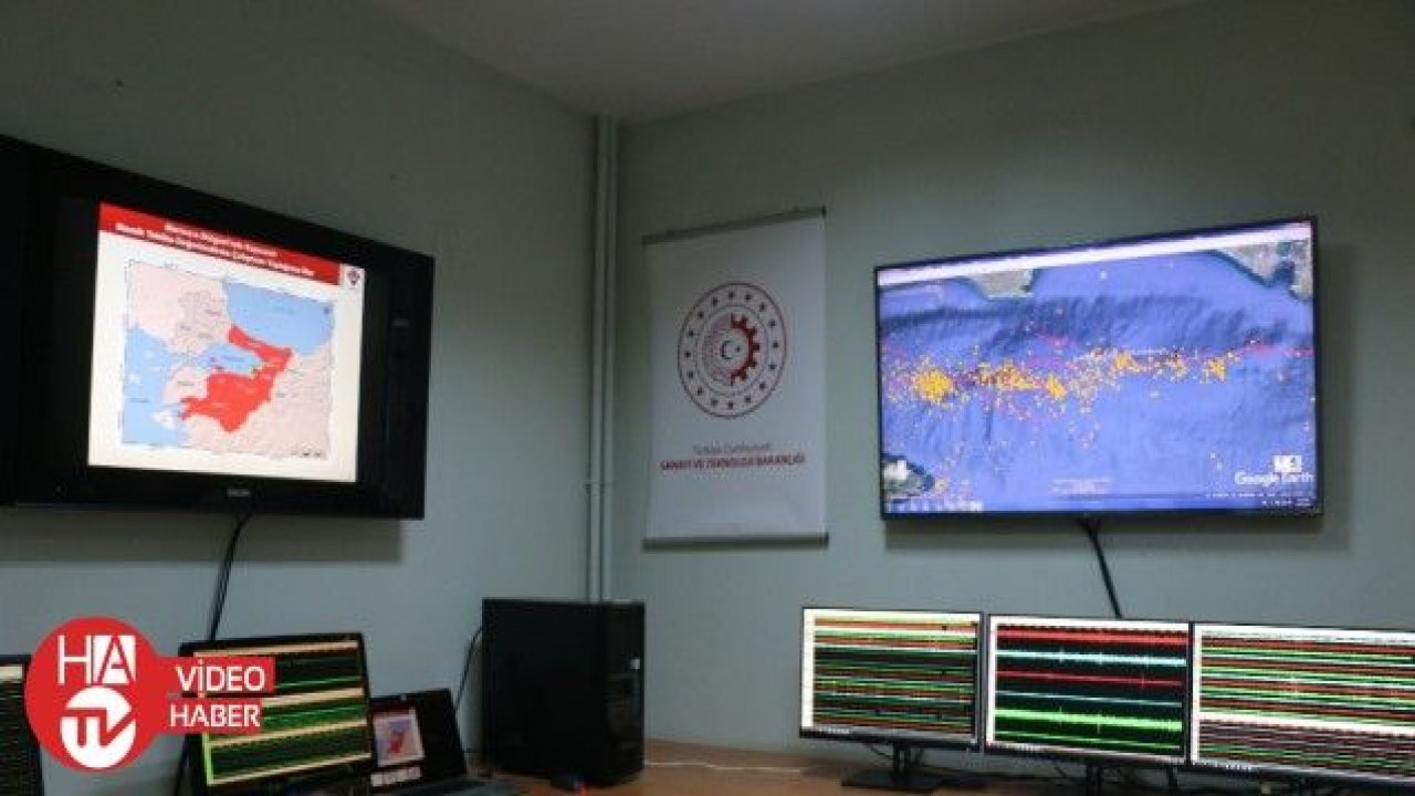 Bu merkez Turkiye’deki depremleri kaydederek kurumlara bildiriyor