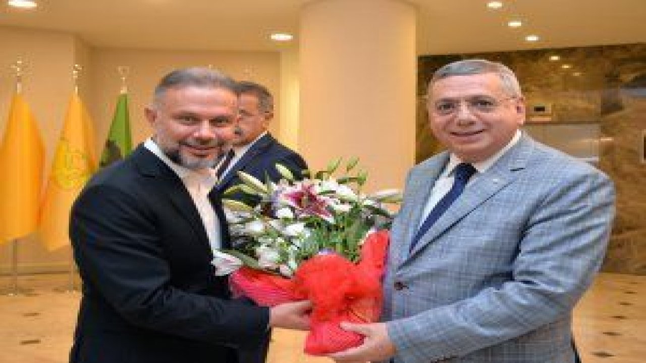 Başkent Üniversitesi Rektörü Prof. Dr. Ali Haberal Kahramankazan'ı ziyaret etti