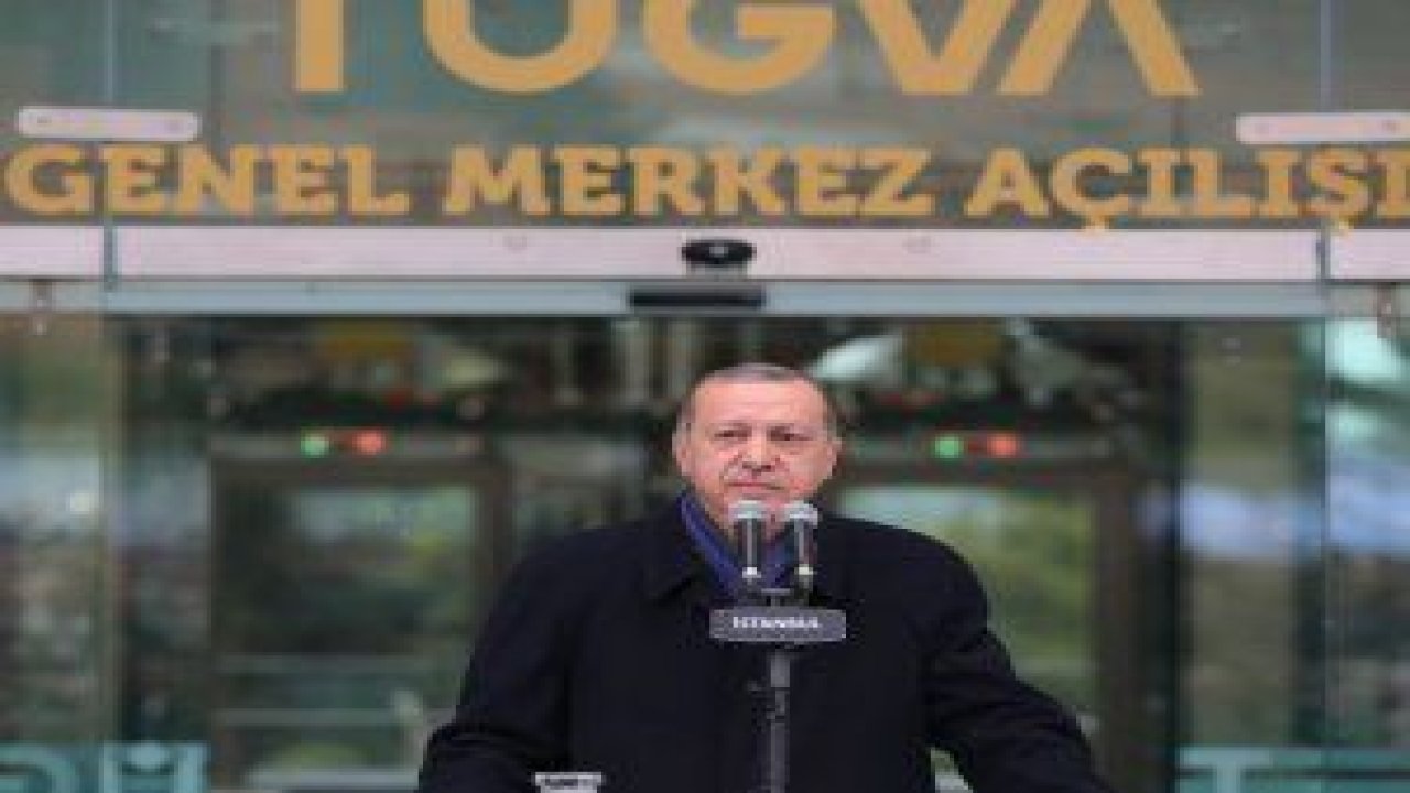 Cumhurbaşkanımız Recep Tayyip Erdoğan, Eyüpsultan'daki Türkiye Gençlik Vakfı (TÜGVA) Genel Merkezi'nin açılışında konuşma yaptı