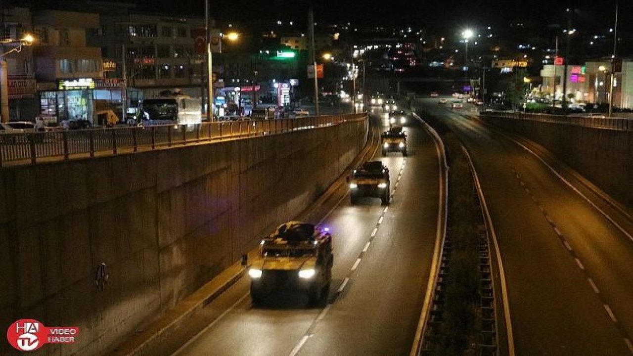 Sınıra zırhlı araç sevkiyatları sürüyor