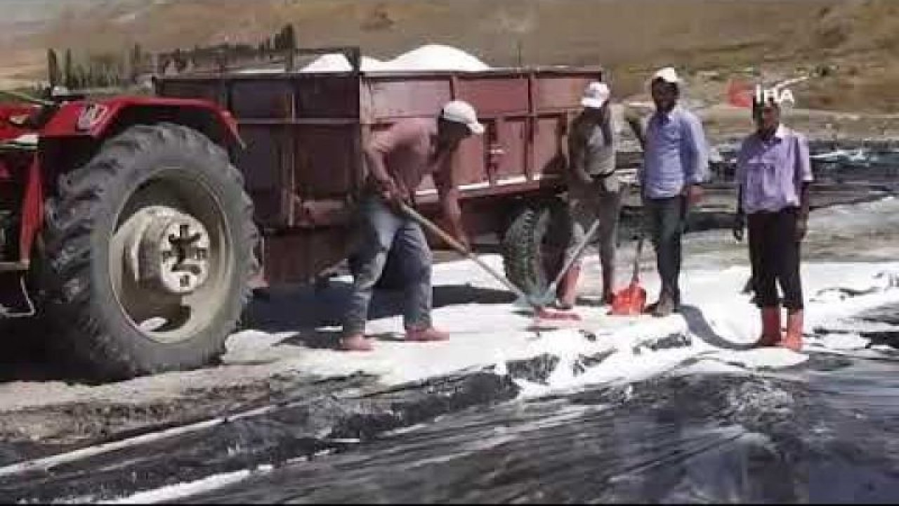 Bölgenin tuz ihtiyacı Malazgirt’ten (Videolu Haber)