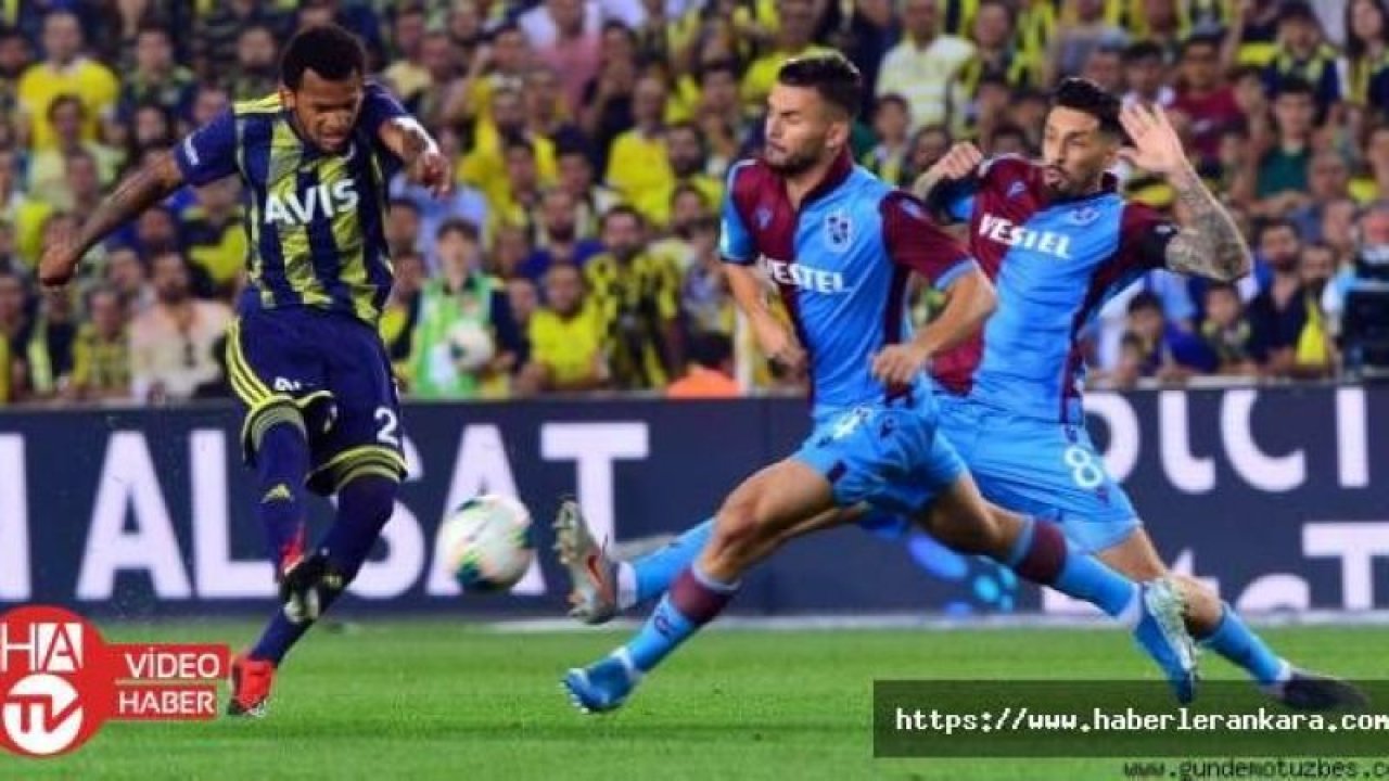 Futbol: Süper Lig - Fenerbahçe: 1 - Trabzonspor: 1 (İlk yarı)