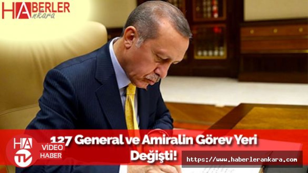 Erdoğan imzayı Attı: Çok Sayıda General ve Amiral Tayin Edildi!