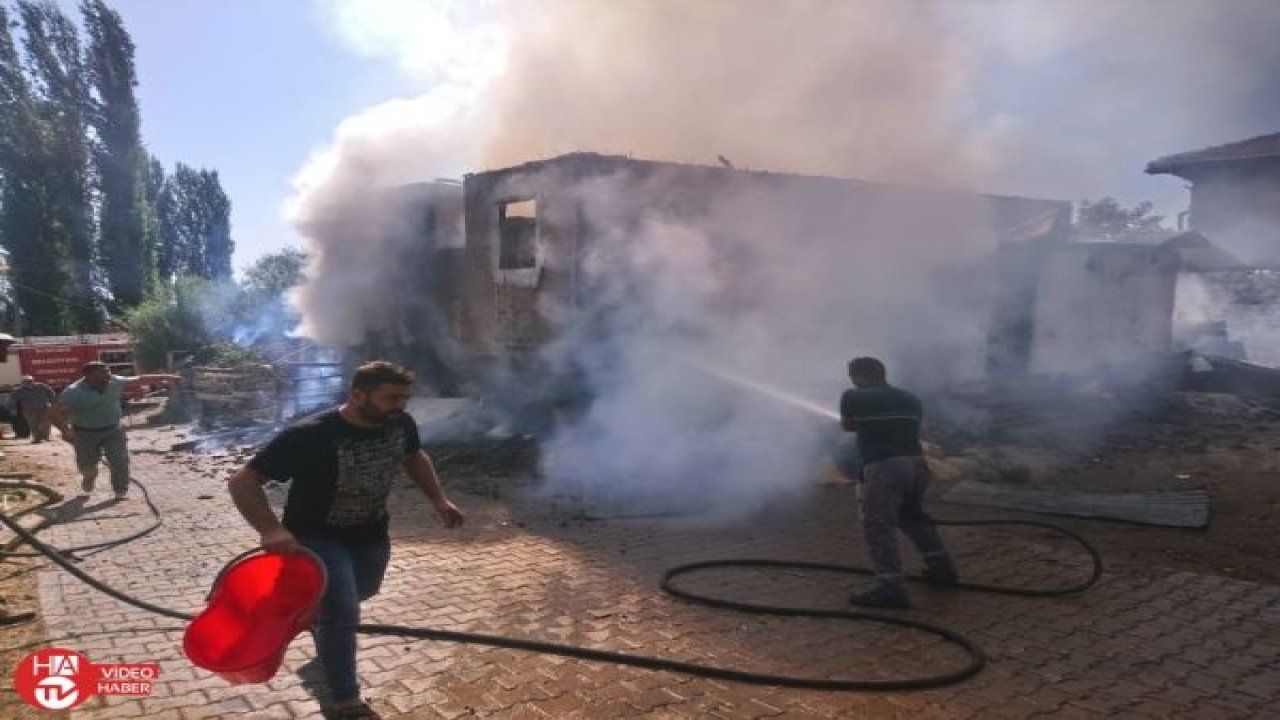 Eldivan’da ev yangını