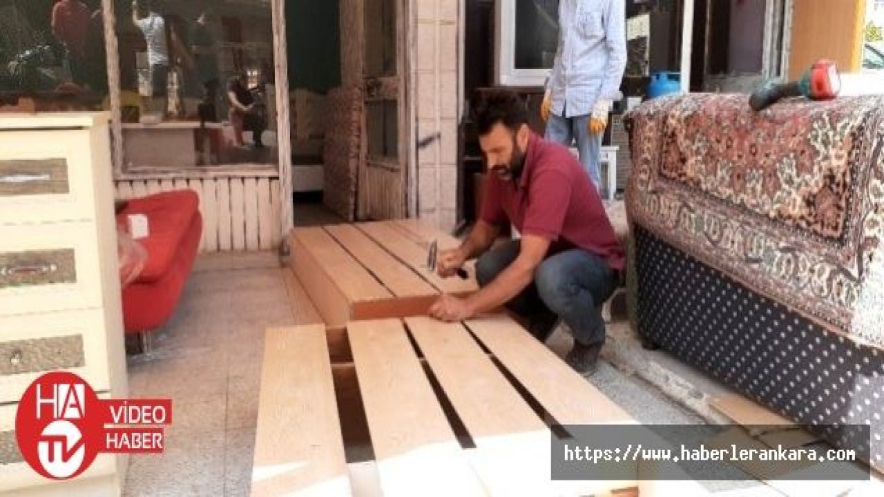 Çöpten Topladığı Parçalarla İş Yapıyor! Kapış Kapış Satıyor...