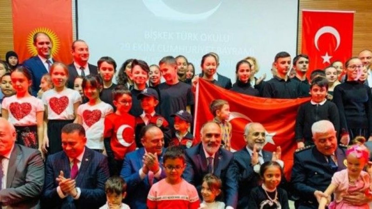 Topçu, Kırgızistan’da Cumhuriyet Bayramı kutlamasına katıldı