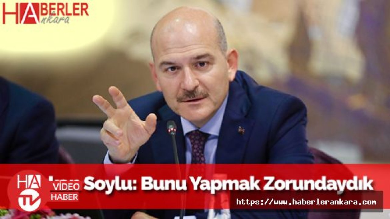 Soylu Neden Kayyum Atandığını Açıkladı: Yapmak Zorundaydık