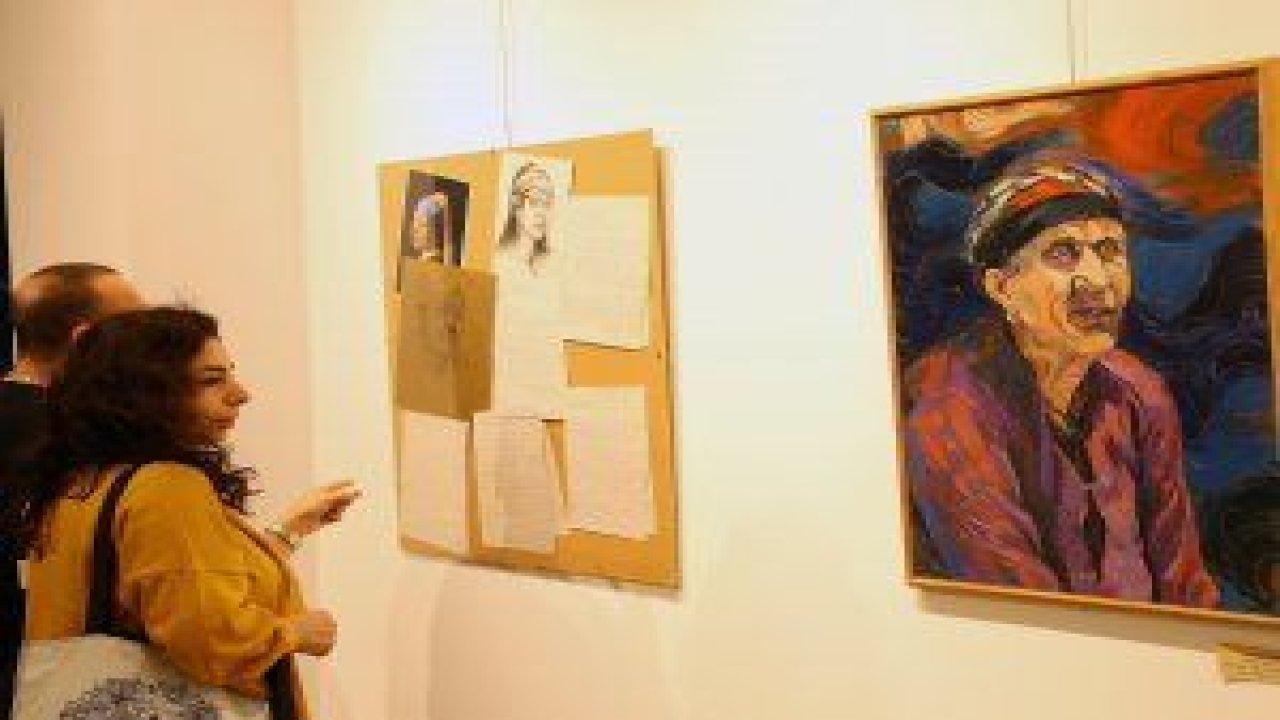Kadın “Sesli Düşünme Notları“ sergisi (Woman “Think Aloud Notes“) Çankaya Belediyesi Zülfü Livaneli Kültür Merkezi’nde açıldı
