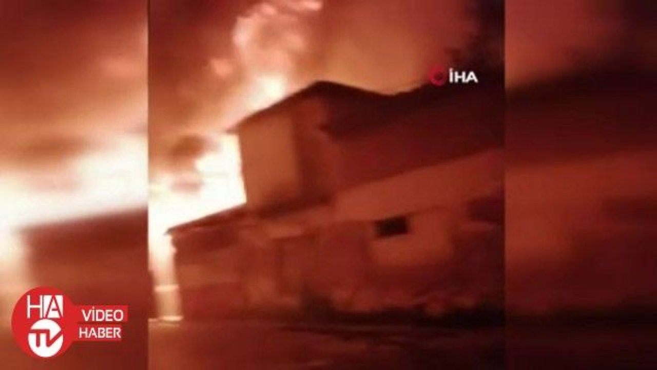 Ataşehir’de boyacıda çıkan yangın çevre binalara sıçradı