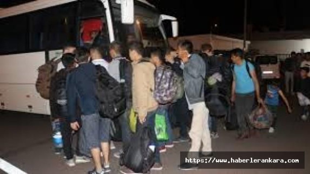 Ankara'da 46 düzensiz göçmen sınır dışı edilecek