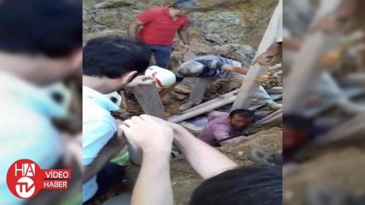 Sultanbeyli’de toprak kayması: 1 işçi yaralandı
