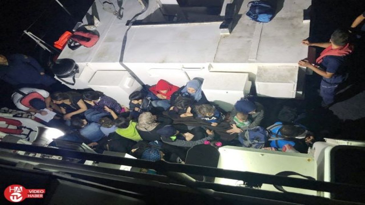Datça’da 99 göçmen yakalandı