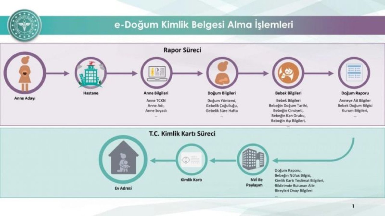 Doğum bildirim sistemi ile kimlik belgesi işlemleri 4 pilot ilde başladı