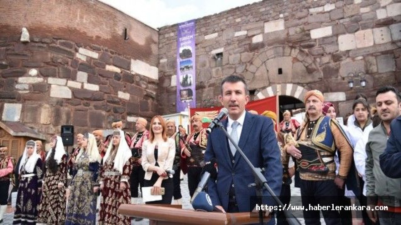 Turizm Haftası kutlamaları Ankara Kalesi'nde başladı