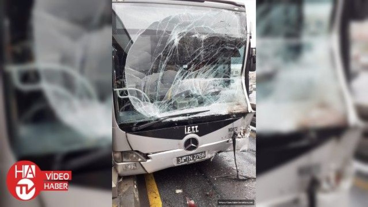 Beylikdüzü'nde metrobüs kazası