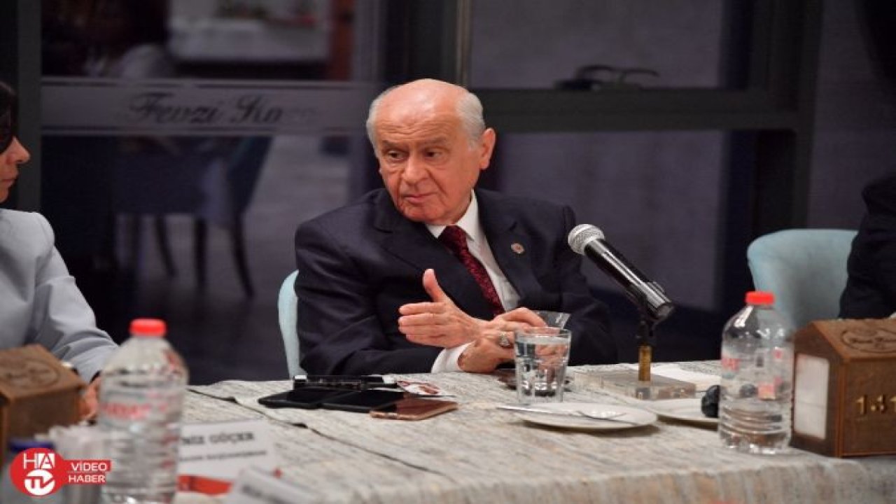 MHP Genel Başkanı Bahçeli’den “Susamam”a tepki
