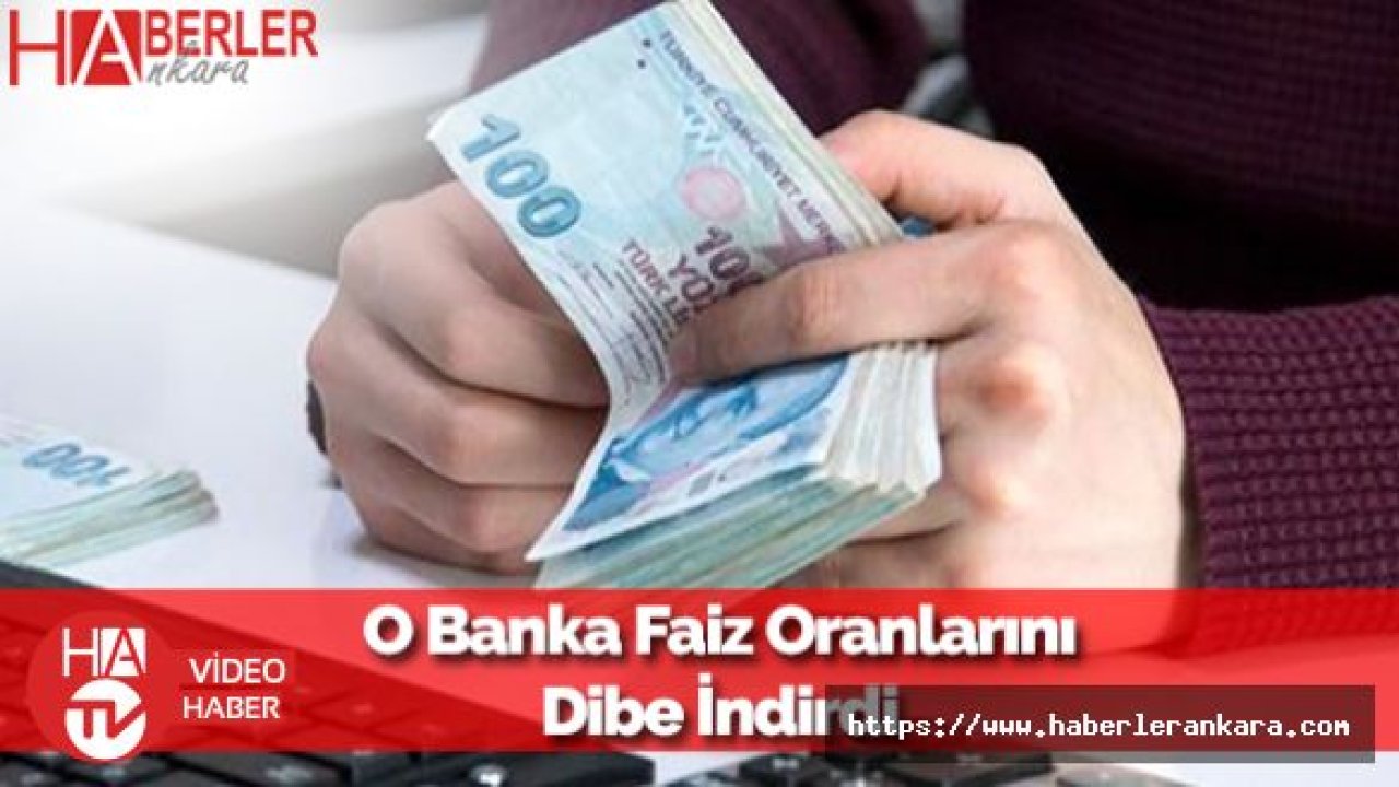 Konut Alacaklar Dikkat! O Banka Faizleri Dibe Çekti...