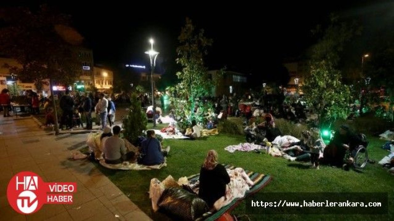 Silivri'de bazı vatandaşlar geceyi dışarıda geçirdi