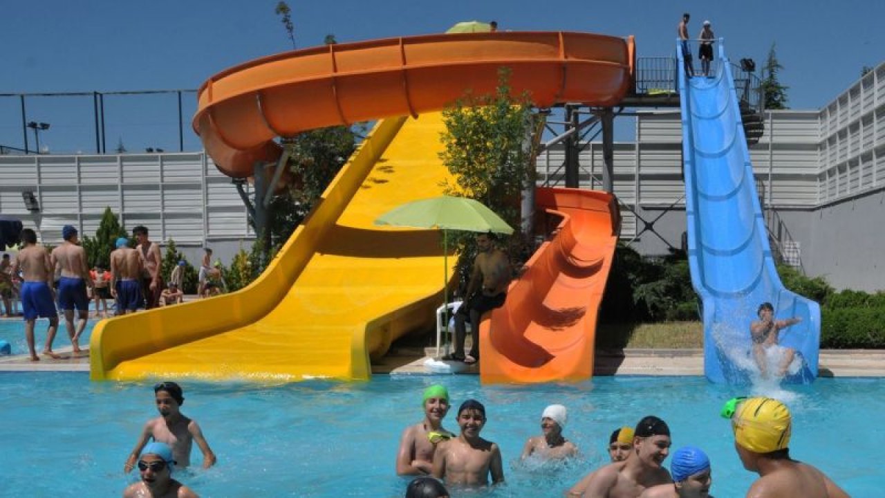 Keçiörenli Çocuklar Aqua Parklara Yoğun İlgi Gösteriyor