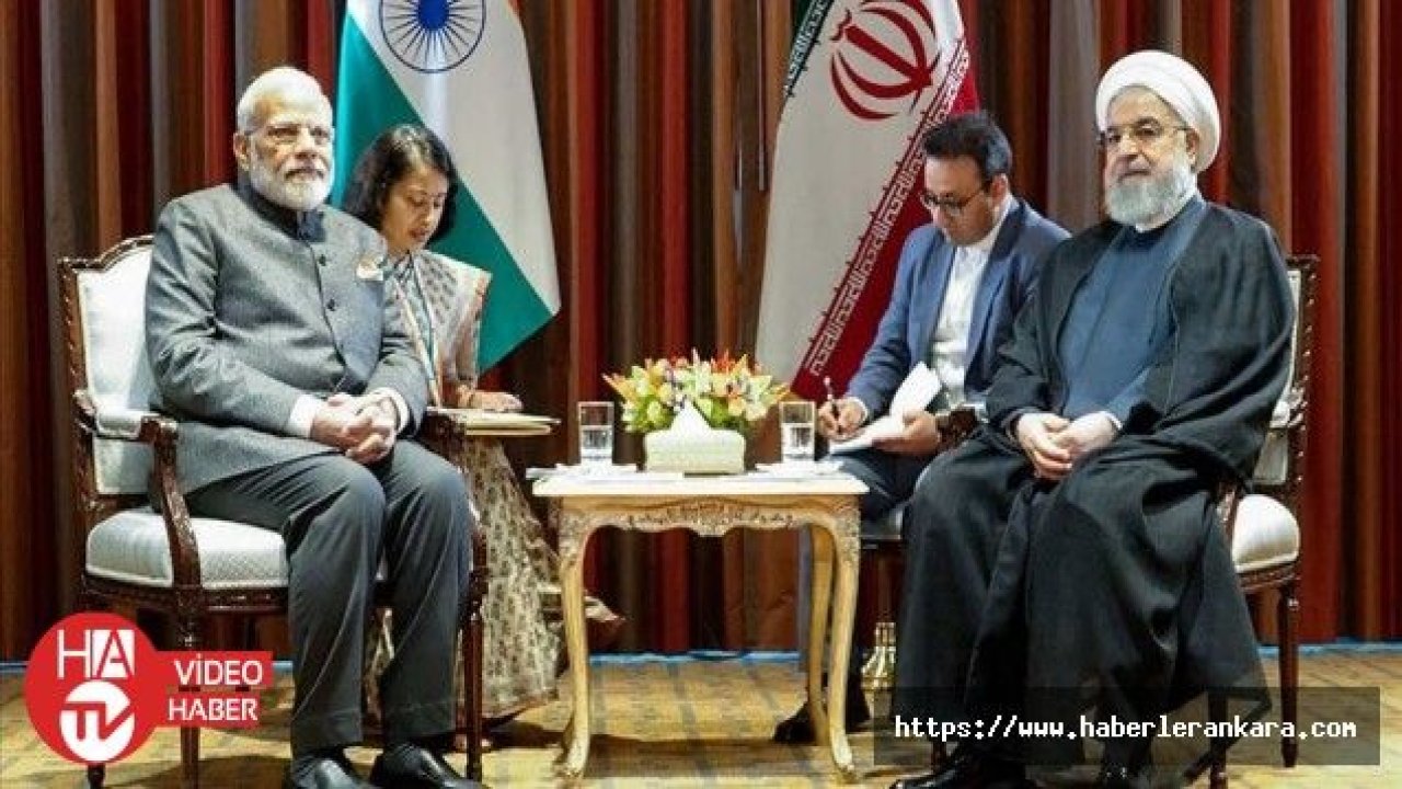 İran Cumhurbaşkanı Ruhani, Modi ve Rugunda ile görüştü