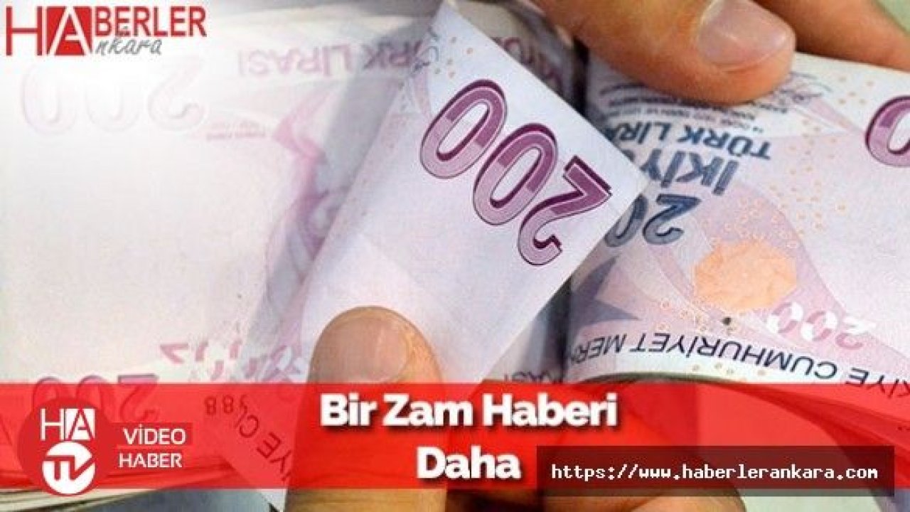 Zamların Ardı Arkası Kesilmiyor! Elektrik, Doğalgaz Derken Şimdi Bir Zam Daha...