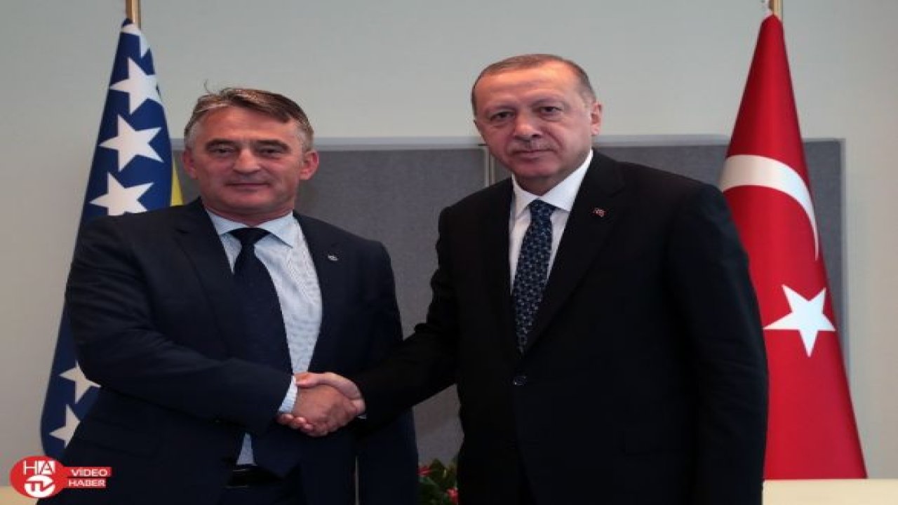 Cumhurbaşkanı Erdoğan, Bosna Hersek Devlet Başkanlığı Konseyi Başkanı Komsiç’i kabul etti