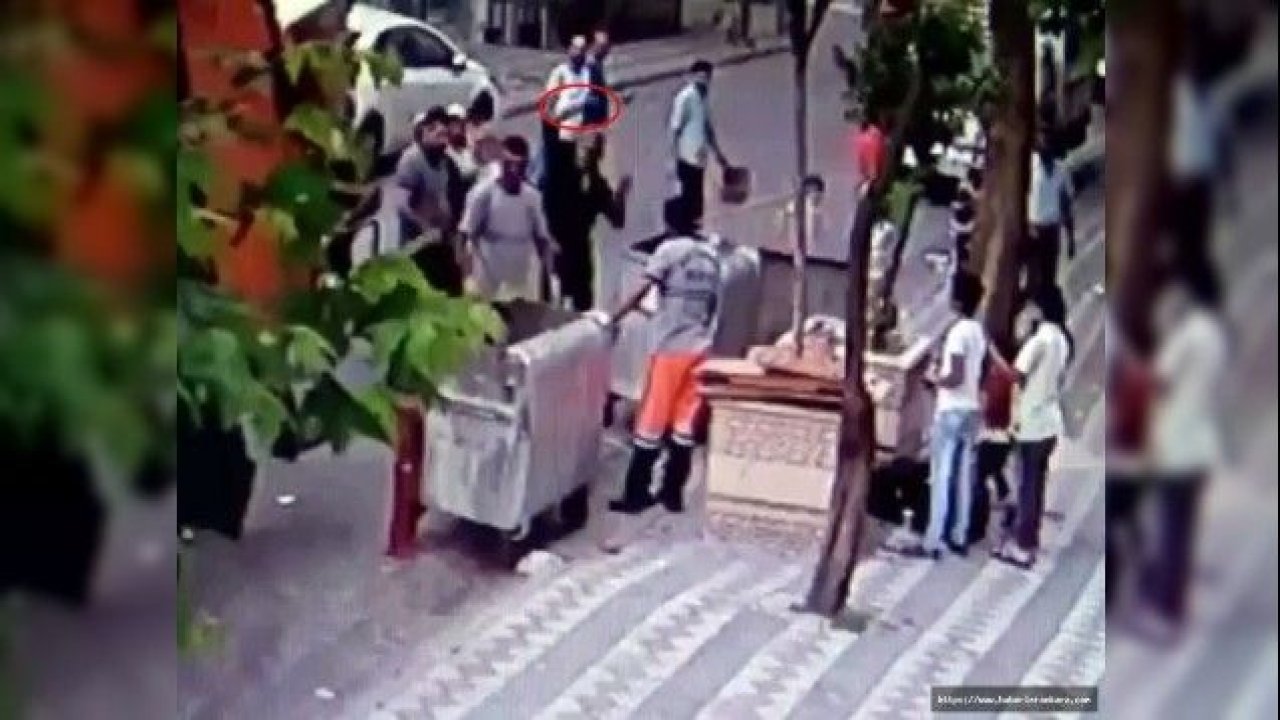 Sultangazi’de temizlik işçisine baltalı saldırı kamerada