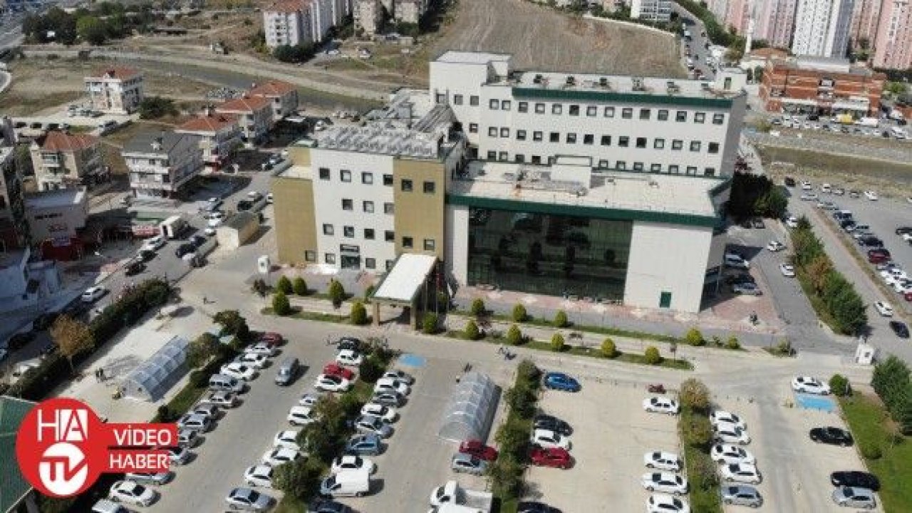 Silivri Devlet Hastanesi havadan görüntülendi