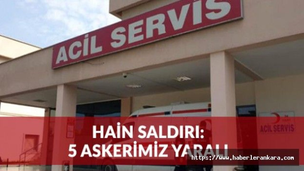 Ağrı'da Teröristler Askerlerimizin Bulunduğu Zırhlı Araca Saldırdı: 5 Yaralı!