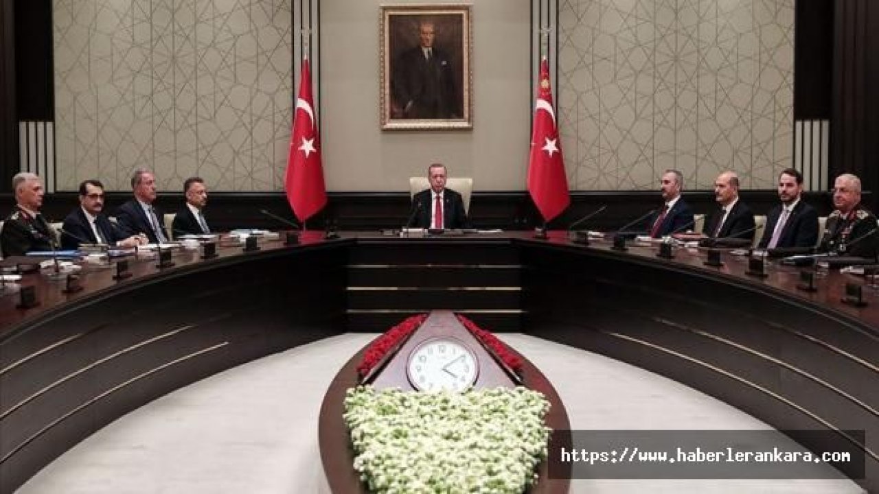 MGK Cumhurbaşkanı Erdoğan Başkanlığında Toplandı