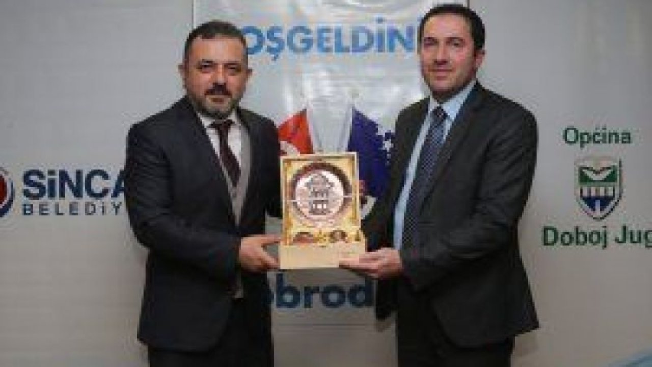 Sincan Belediye Başkanı Ercan Bosna Hersek’ten gelen misafirleri ağırladı